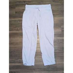 Lululemon Dance Studio Mid-Rise Pant Pastel Blue Ribbed Size 8 W6AVQS